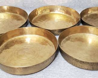 MB072 Brass Nesting Pans Tiered Cake Pans