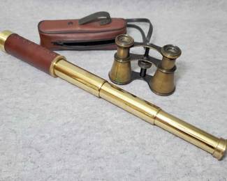 MB090 Monocular, and Vintage Opera Glasses