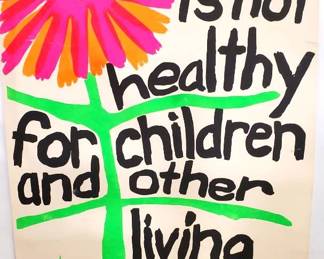 MB028 AntiWar Flower Power 1960s Poster