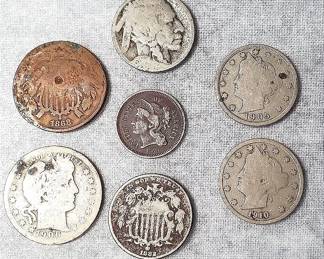 MB055 Antique American Coins