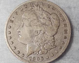 MB053 1896 Morgan Silver Dollar