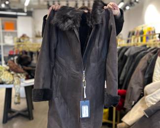 shearling with long fur