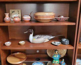 Ken Edward's, Stone pieces, Wood decor.