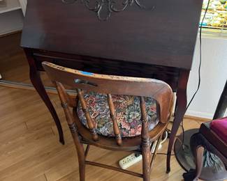 DROP FRONT DESK, CHAIR