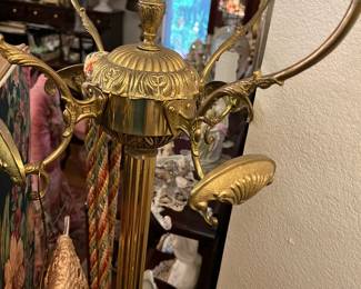 Brass Hat Rack