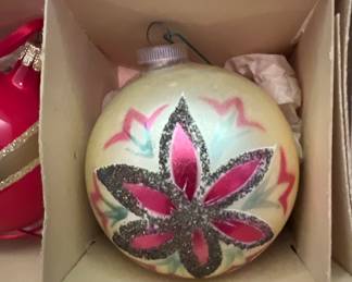 VINTAGE WEST GERMAN ORNAMENTS