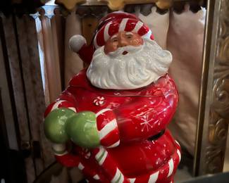 SUSAN WINGET SANTA COOKIE JAR
