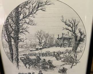 Fun vintage holiday print