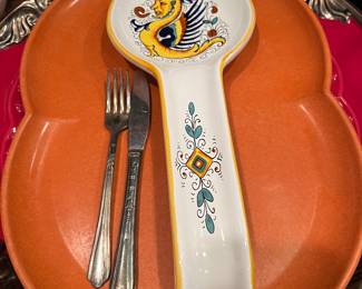 SPOON REST, FLATWARE, SERVING TRAY