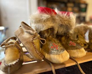 Vintage American Indian moccasins