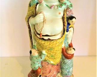 Vintage Chinese Porcelain Happy Buddha