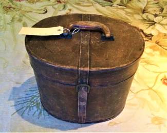 Leather Hatbox
