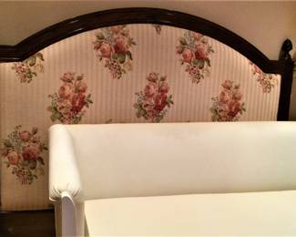 Vintage Upholstered Headboard and New Highland House Sofa!