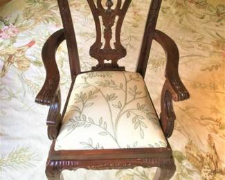 Antique Chippendale Child's Highchair