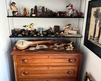 Antique musical instruments