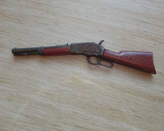 Vintage Marx Toy Rifle Lever Action Works