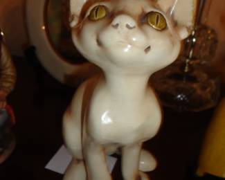 Porcelain Cat by Anthony Mcfarlin