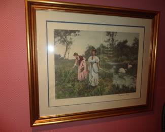 "Fragrant Fields" Oversized framed Print