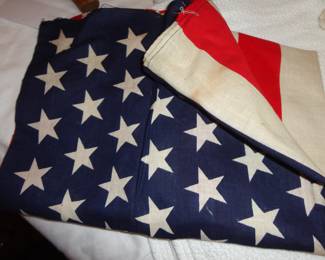 Large Wool 50 Star Ceramony Flag/Also we have a 49 star flag