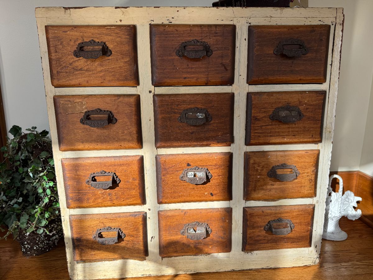 Antique Apothecary Cabinet 