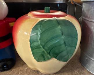 Apple cookie jar