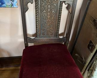 #willima#mary#carved#side#chairs