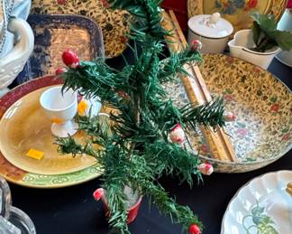 little faux feather trees