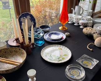 selcetion of glassware