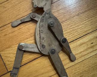 vintage hinged dancing man