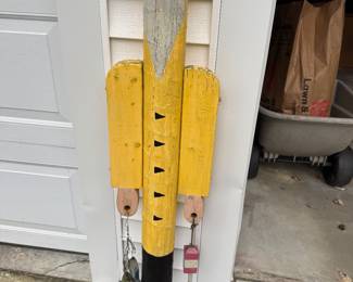 Sailor fisherman yard art