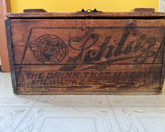#SHLITZ#WOOD#CRATE#ANTIQUE#CRATE