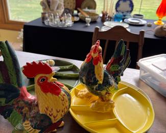 VIntage ROoster #ceramic