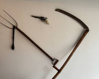 antique farm implements