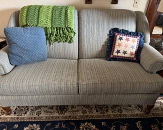 beautiful country cottage lake life loveseat