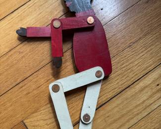 vintage hinged dancing man