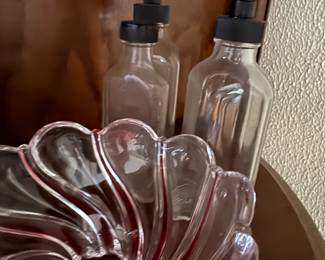 vintage antique glass bottles