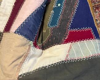 antique #crazy#quilt