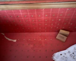 interior of the Roos of Grand Rapids Michigan Cedar Chest