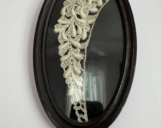 FRAMED PIECE OF LACE