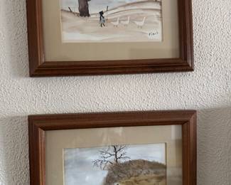 #original#watercolor#paintings#sheep#herder