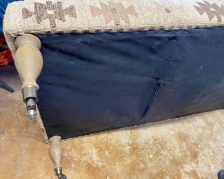 Large Ottoman with Storage on Wheels