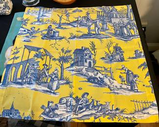 Large Toile Napkins