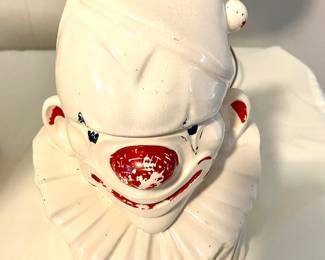 Vintage Clown Container 