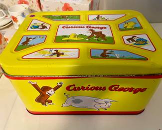 Vintage Curious George Container