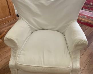 Slip Covered Wing Back Chair $350 
BUY ME NOW! 850-516-2425 Donna