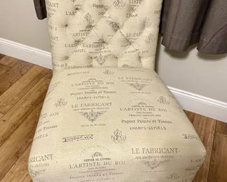 French Fabric Chair