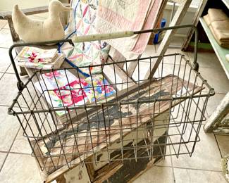 French Basket with Bakelite Handle