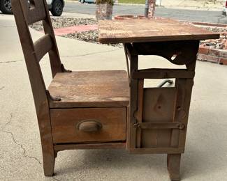 Vintage school desk! Perfect for a photographer prop. 