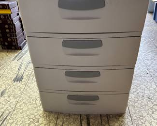 Garage storage cabinet.