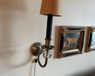 Pair of electric wall sconces $300 for the pair 